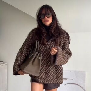 ZARA OVERSIZED KNIT JACKET